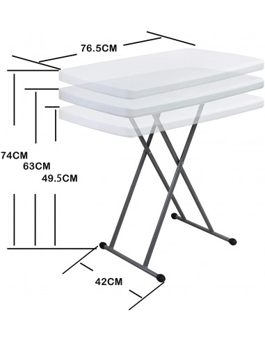 Mesa Table D 76x50 cm.