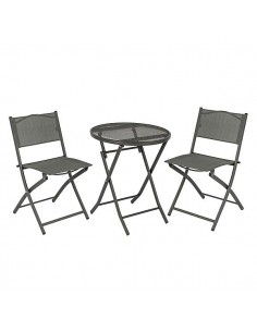 Conjunto dobrável de mesa e 2 cadeiras Bistro Bo camp
