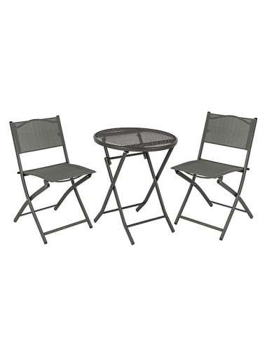 Conjunto dobrável de mesa e 2 cadeiras Bistro Bo camp