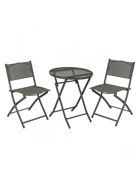 Klappbares Set aus Tisch und 2 Stühlen Bistro Bo Camp