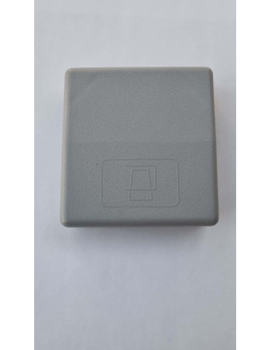 Porta-copos dobrável 10x10 cm cinza claro