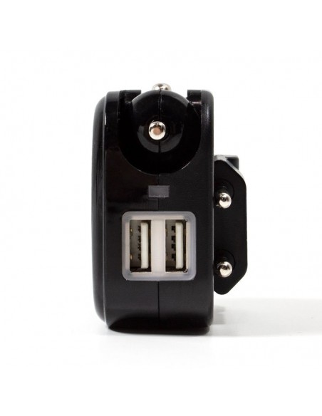 Cargador de móvil de 12v/220v con  2 X USB  2.1Amp Cargador de móvil de 12v/220v con  2 X USB  2.1Amp