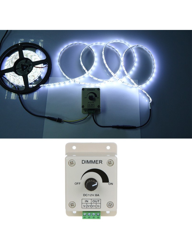 Dimmer luminosity regulator for led strip