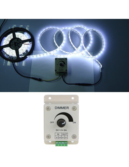 Régulateur de luminosité gradateur pour bande led Régulateur de luminosité gradateur pour bande led