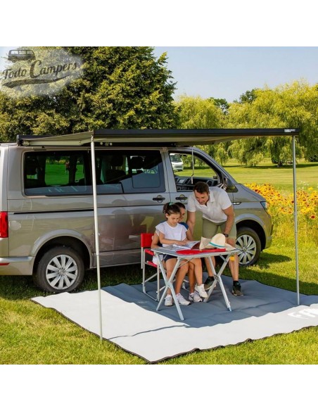 Toldo Fiamma F45 S Tiefschwarzes Negro 2,60 cm