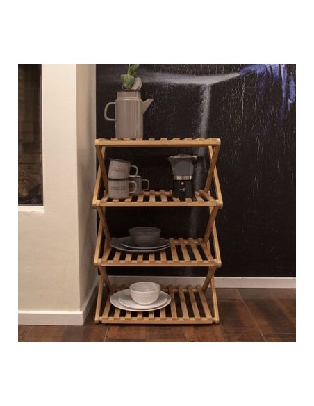 Fitzroy Faltschrank Bambus Bo-Camp