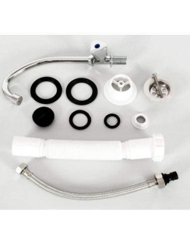 Piano folding table with sink