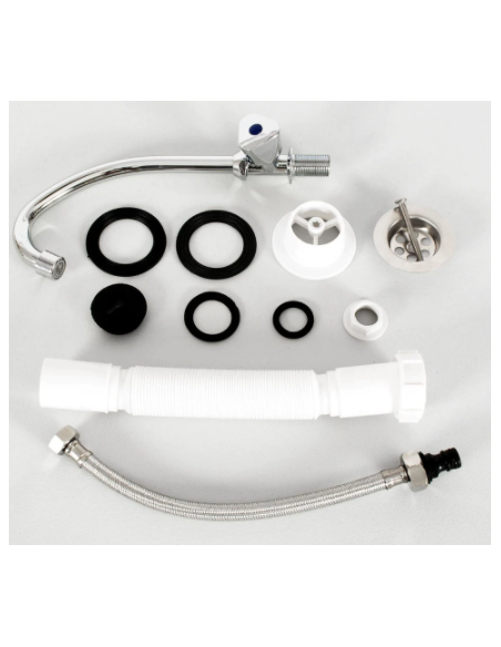 Mesa dobrável de piano com pia