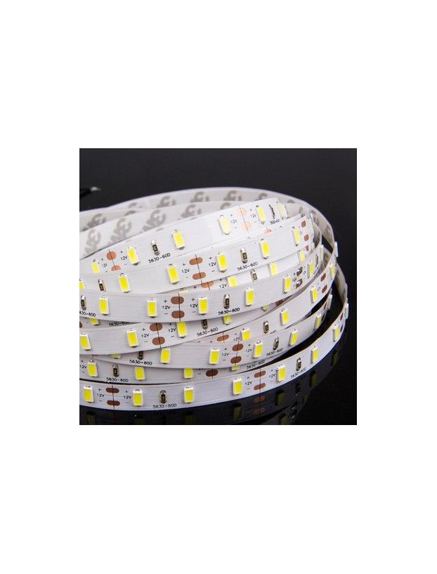 Led Strip 5m branco Sem Silicone (brilho máximo SMD5630)