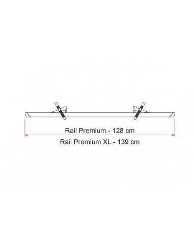 Carril - Carril Bike Rail Quick 128 Fiamma rojo