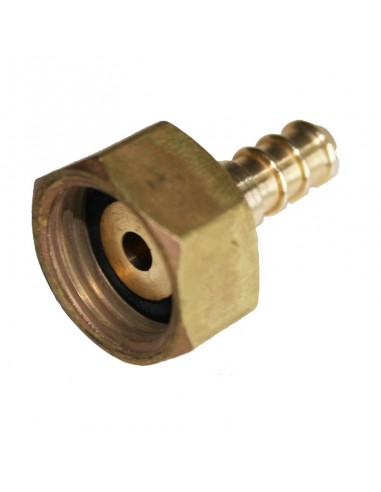 Hose fitting for plumbing or gas (1/2" thread)