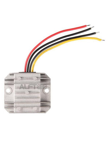 Convertidor de 24v. a 12v con disipador aluminio (5A de salida)