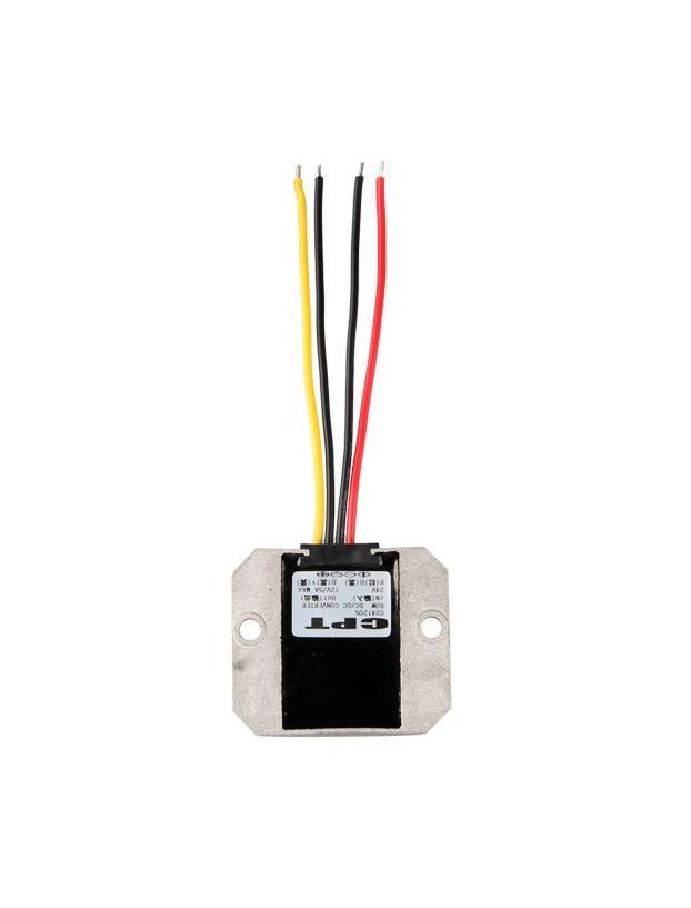 Convertidor de 24v. a 12v con disipador aluminio (5A de salida)