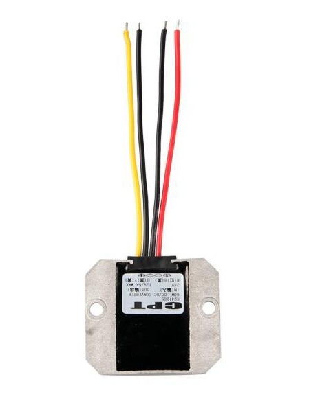 Convertidor de 24v. a 12v con disipador aluminio (5A de salida) Convertidor de 24v. a 12v con disipador aluminio (5A de salida)