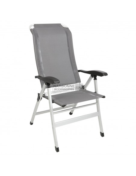 Chaise en aluminium Comfort Maxi gris Midland