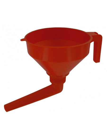 Funnel with filter and elongated mouth