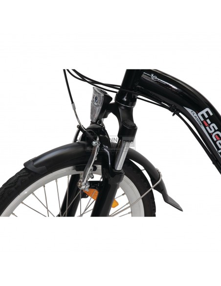 Schwarzes faltbares elektrisches E-Scape-Motorrad