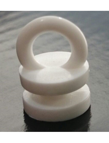 20 Haken für Duschvorhangstangen