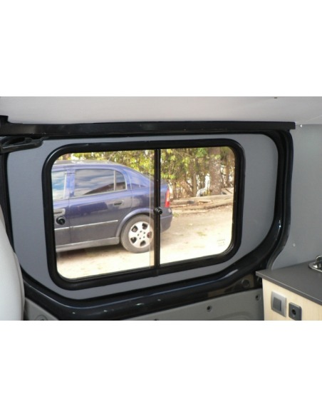 Ventana reversible negra 800x400 mm. Boidron