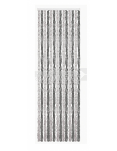 Weißer und grauer Vorhang Acapulco Brunner 100 x 205 cm