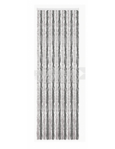 Cortina branca e cinza Acapulco Brunner 100 x 205cm