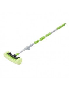 Brosse de Lavage Extensible 3D avec Manche Télescopique Réglable 119-203 cm