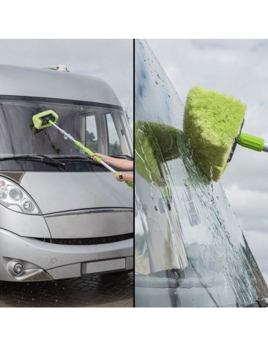 3D Extendable Washing Brush with Telescopic Adjustable Handle 119-203 cm