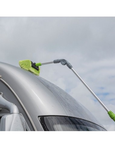 Ausziehbare 3D-Waschbürste mit verstellbarem Teleskopgriff 119-203 cm