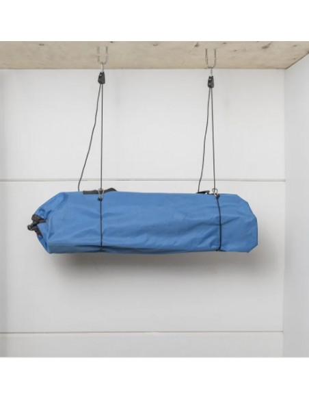 Palan à cliquet et corde 2 pièces. 68kg