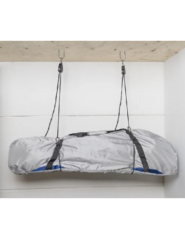 Palan à cliquet et corde 2 pièces 136kg