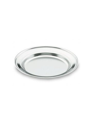 Assiette plate inox diamètre 21