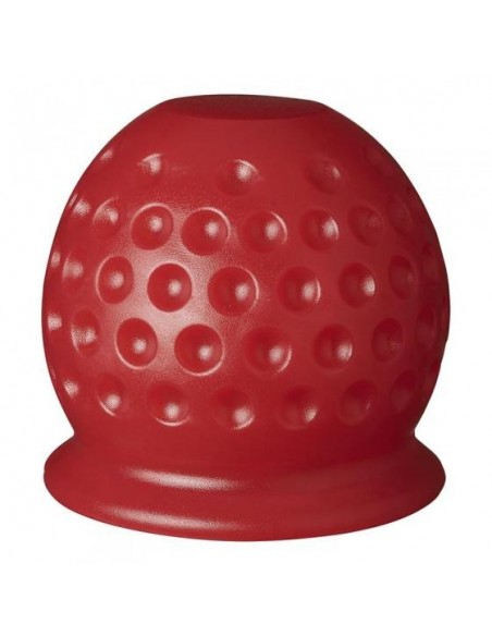Funda protectora para bola de remolque en rojo
