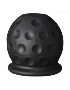Funda protectora para bola de remolque en negro