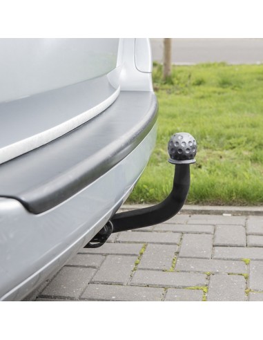 Protective cover for tow ball in black