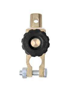 Negative battery terminal with switch