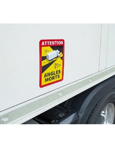 Aufkleber Achtung tote Winkel !" LKW