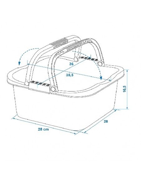 Cubo multiusos 13L ProPlus Cubo multiusos 13L ProPlus