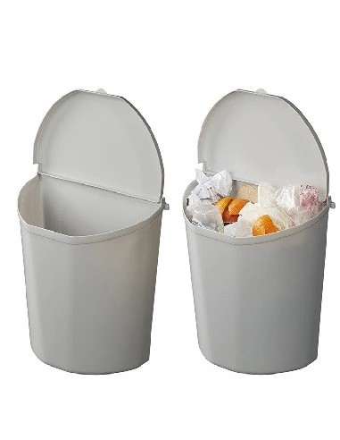 Trash bin L with lid for caravan / motorhome