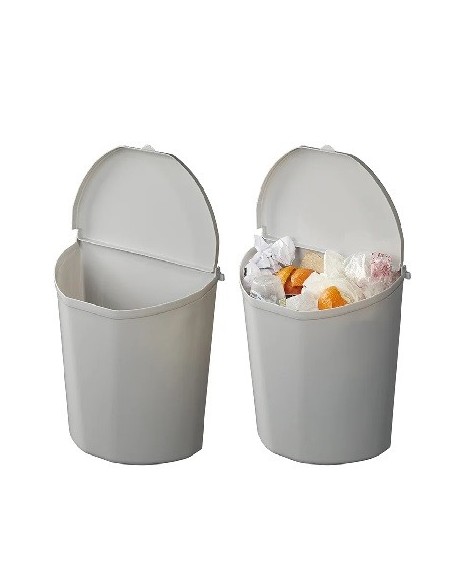 Trash bin L with lid for caravan / motorhome
