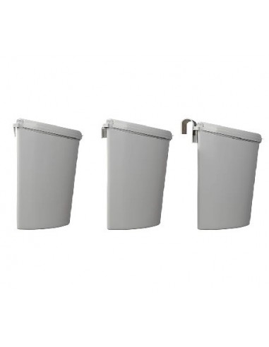 Trash bin L with lid for caravan / motorhome