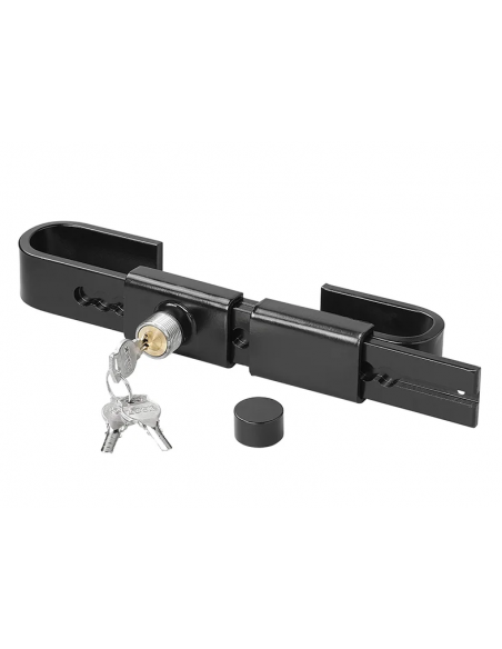 Adjustable security lock for trailer and container Adjustable security lock for trailer and container