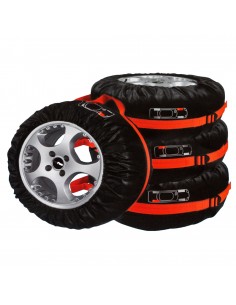 Tire covers 4 pieces in bag.