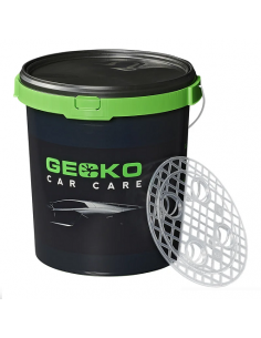 Cubo 21l. per lavaggio con sporcizia e coperchio separatore