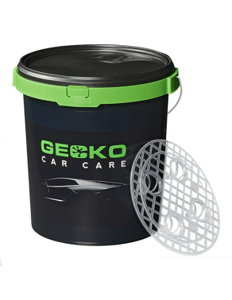 Cubo 21l. per lavaggio con sporcizia e coperchio separatore