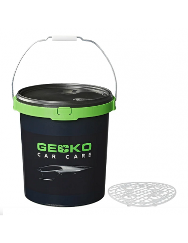 Seau de 21l. pour le lavage avec séparateur de saleté et couvercle