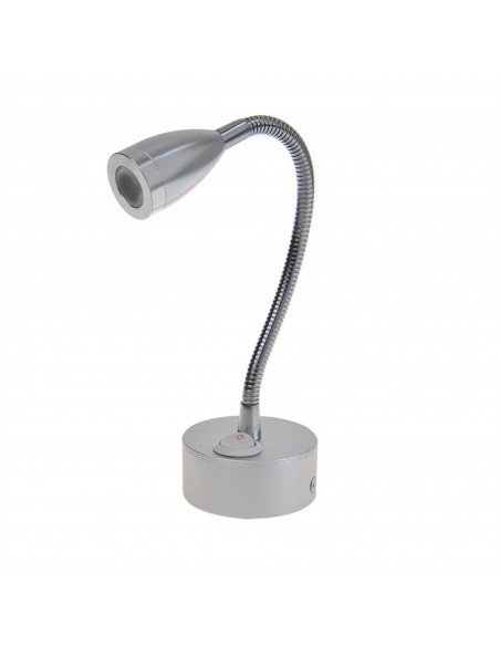 Lampara foco 1 led Flexible 12V 120lm Ø 65x110-260 mm.