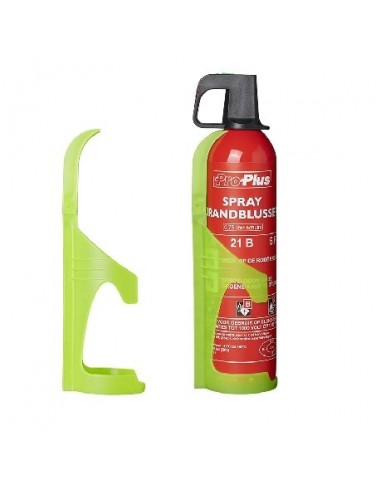 Supporto fluorescente a parete per estintore 750 ml.