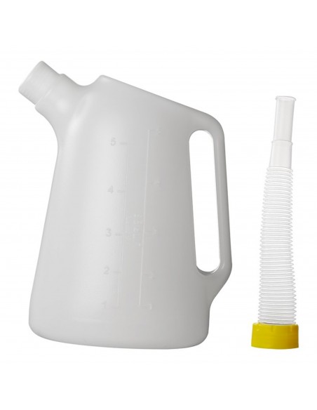 bouteille pour huile avec bec souple 5L