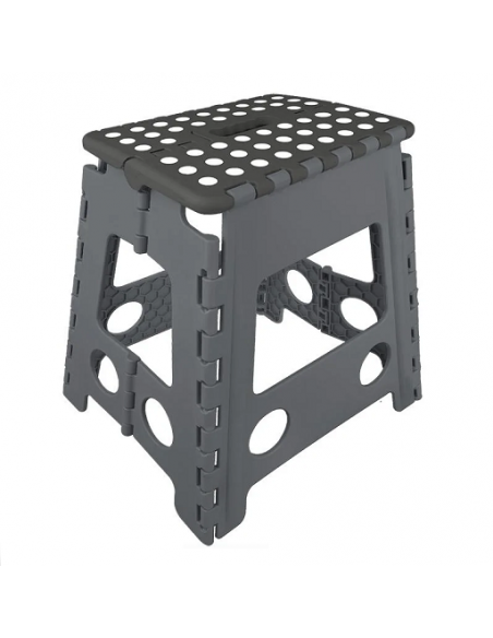 Folding stool with non-slip tray Folding stool with non-slip tray