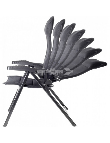 Schwarzer Klappstuhl Aravel 3D-M Brunner